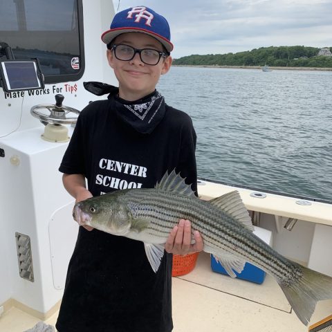 a person holding a fish in the water