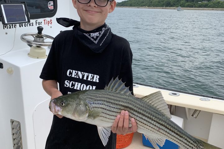 a person holding a fish in the water